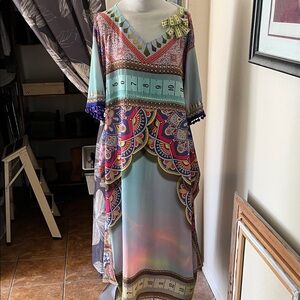 IPNG wanderlust multi Color Bohemian Maxi Dress